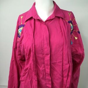 Wrangler Vintage Women’s Western Embroidered Pink